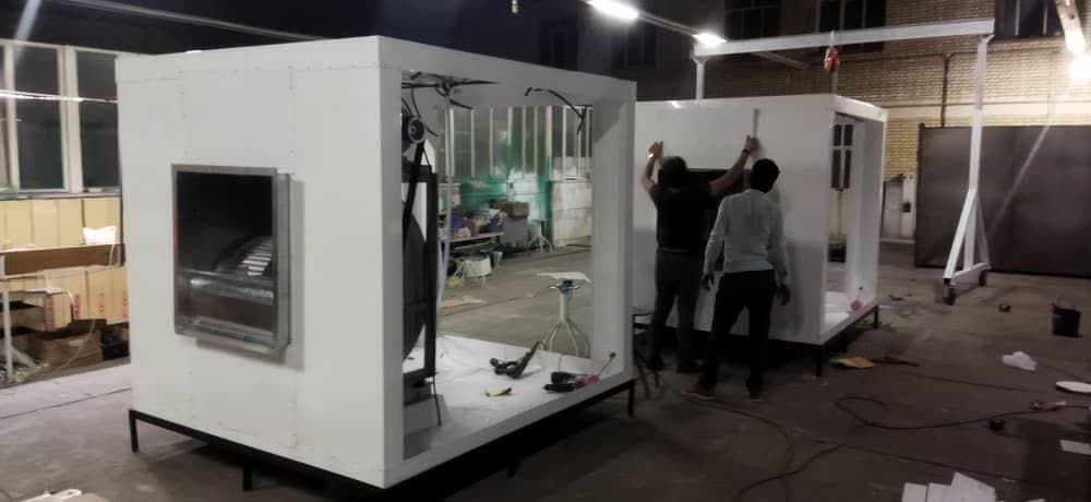 کولرآبی صنعتی،پد سلولزی، سانتریفیوژی و آکسیال