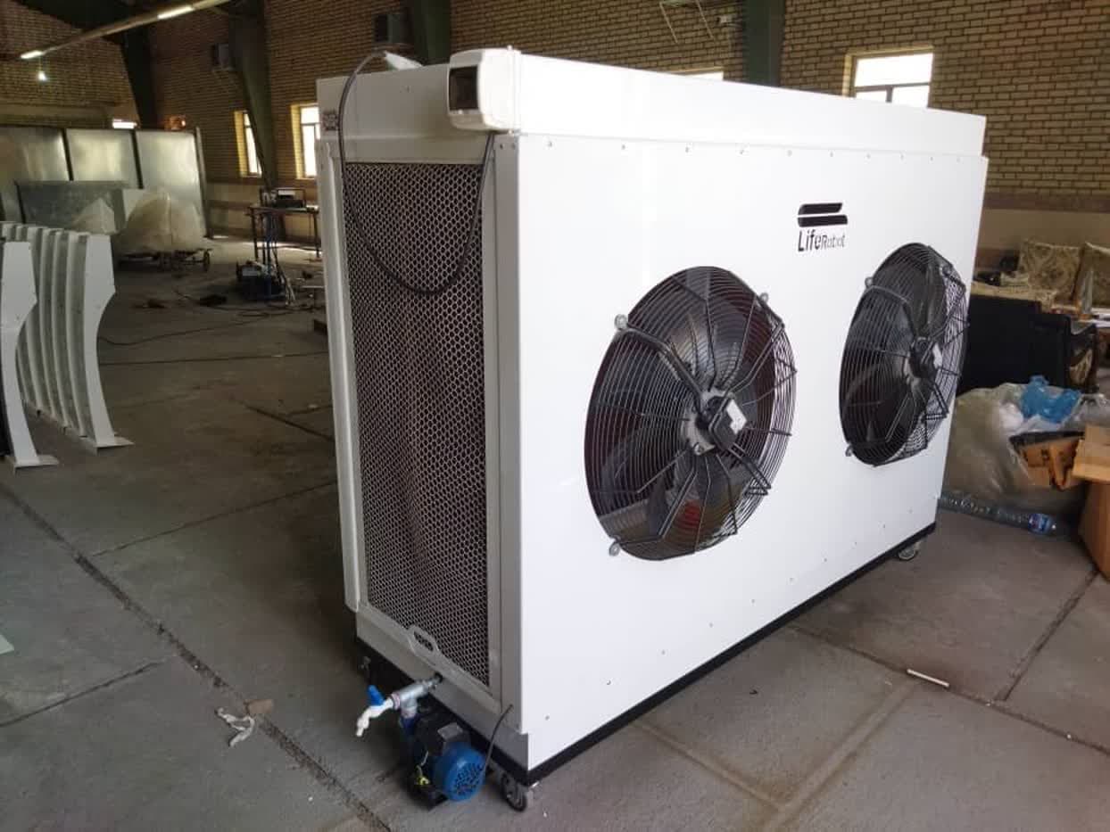 کولرآبی صنعتی،پد سلولزی، سانتریفیوژی و آکسیال