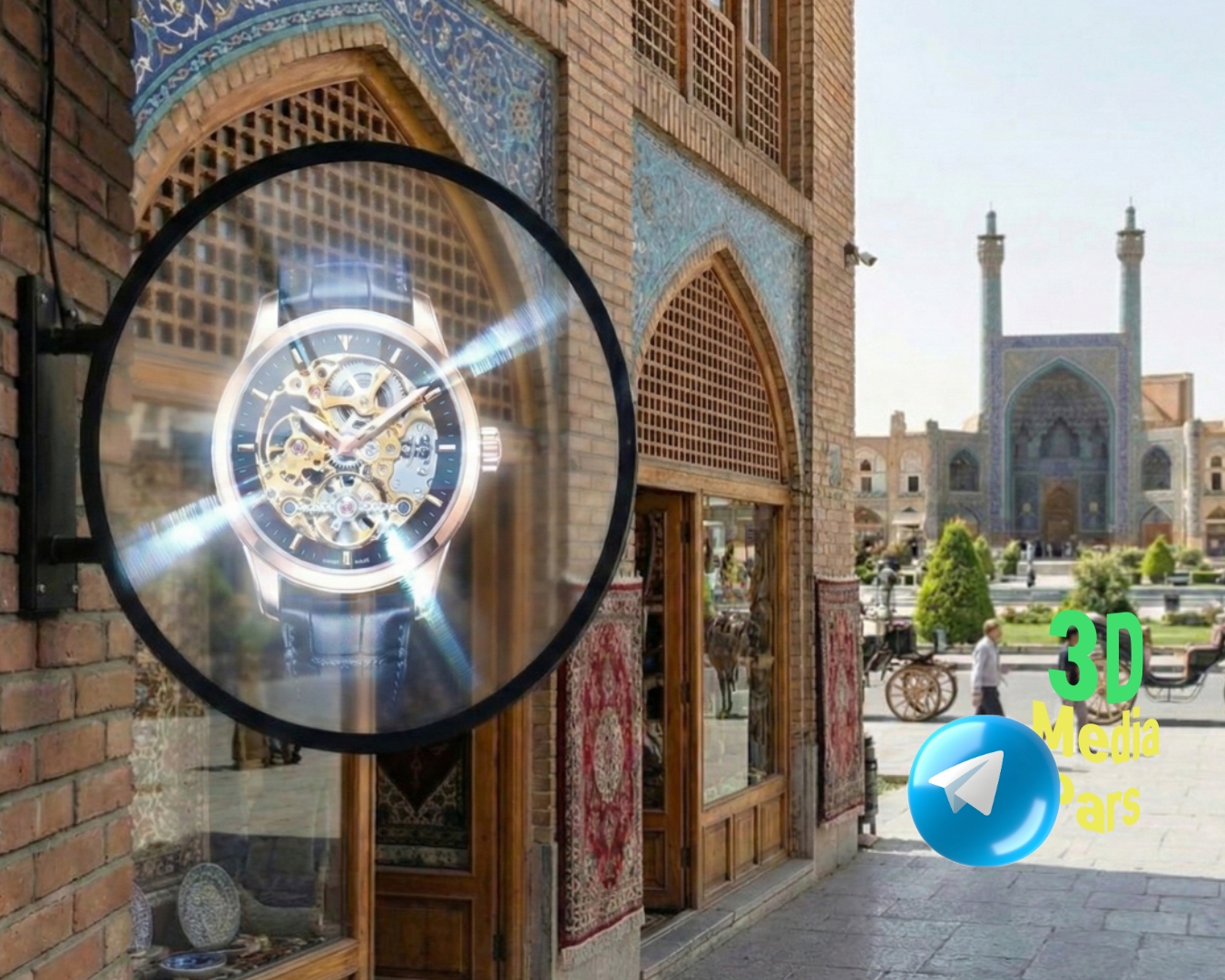 تابلو/ویترین نمایشگر سه بعدی 3DMedia