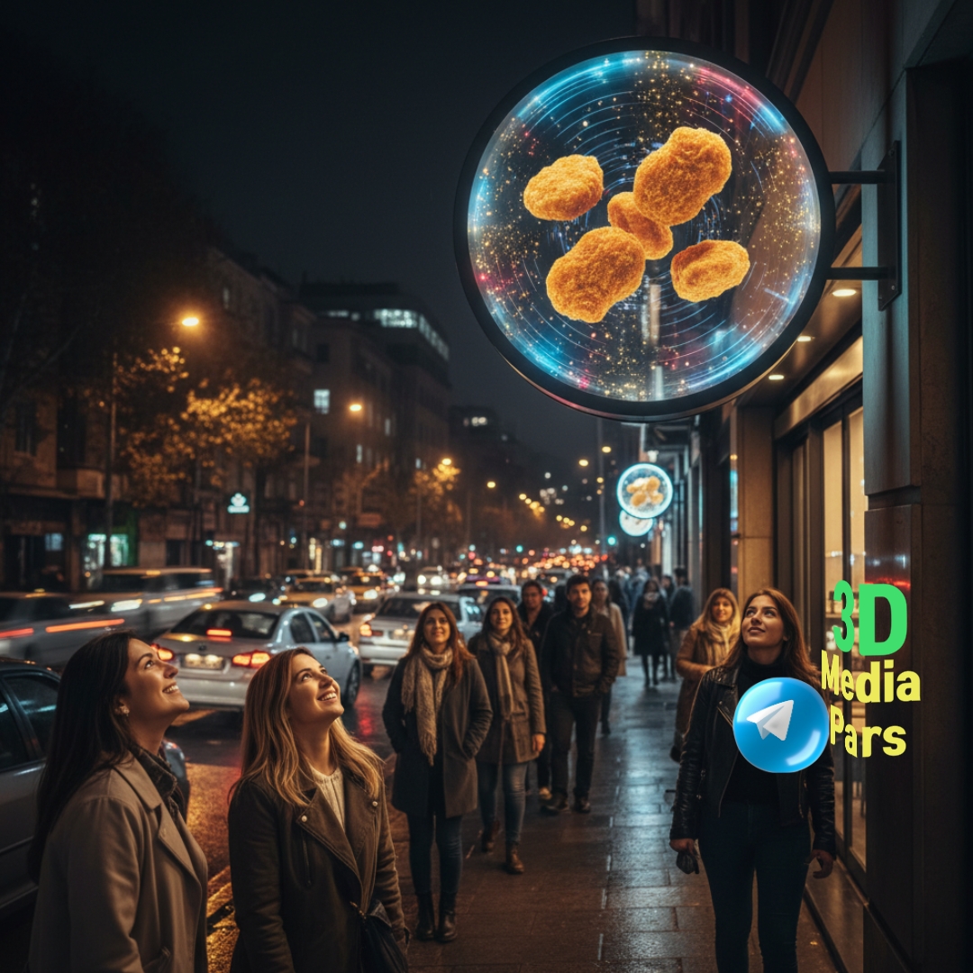 تابلو/ویترین نمایشگر سه بعدی 3DMedia